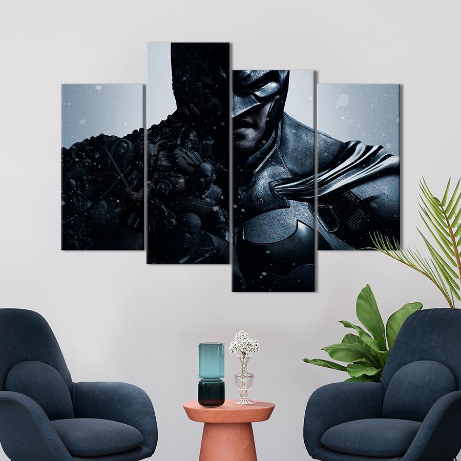 Настенний декор Знаменитая игра Batman: Arkham Origins 129x90 см (A229-4)