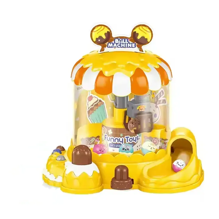 Интерактивная игра Ball Machine Игрушечный автомат из пластика 29х22,5х25,5 см Желтый (150-98-1182YL)