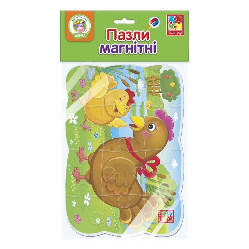 Пазли на магніті Vladi Toys А5 Курочка та курча (VT3205-78) - фото 5