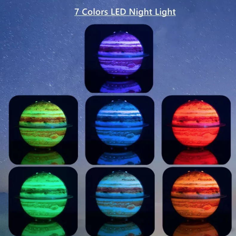 Увлажнитель воздуха в форме планеты с подсветкой 330 мл (MA746) - фото 4