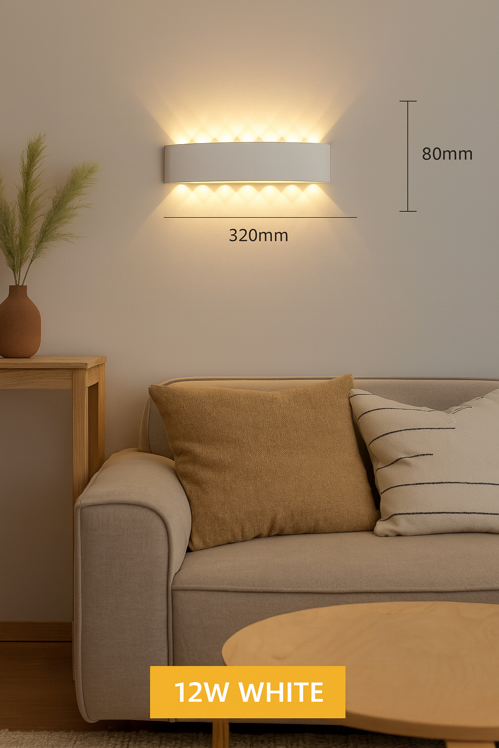 Світильник фасадний на 12 лінз 3000K Білий (9608-12 WT) - фото 4 Світильник фасадний на 12 лінз 3000K Білий (9608-12 WT) - фото 4