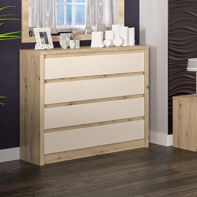 Комод в спальню Мебель-Сервіс 4Ш Dominika Артисан/Шампань (27207715) Комод в спальню Мебель-Сервіс 4Ш Dominika Артисан/Шампань (27207715)