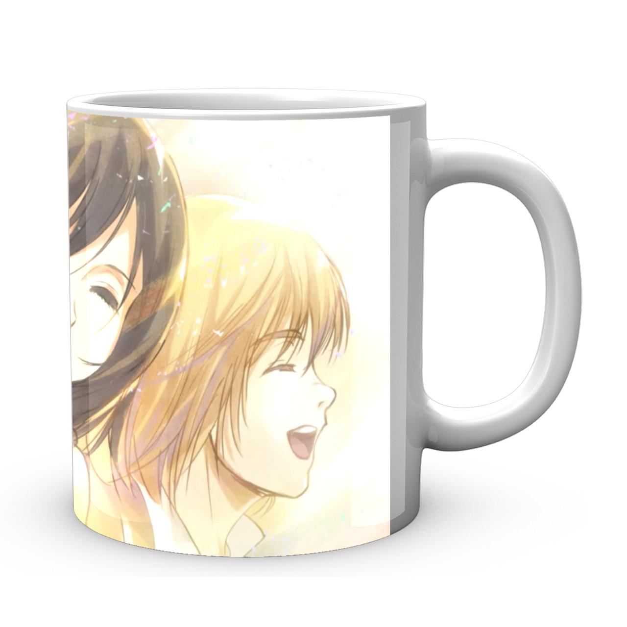 Чашка Geekland Attack on Titan Ерен Мікаса Армін 330 мл (AOT 002.30)