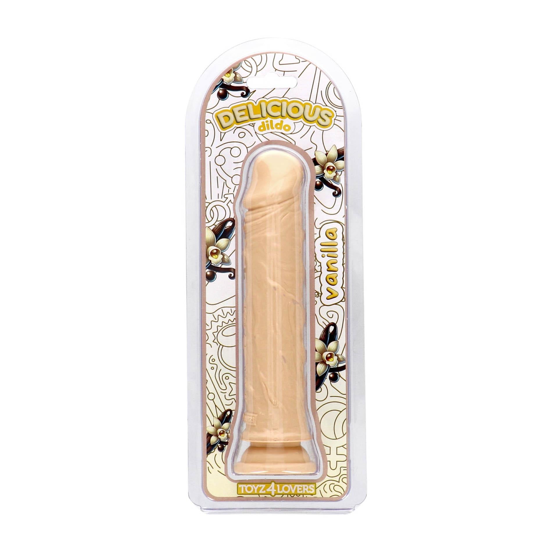 Фаллоимитатор с ароматом ванили Toyz4lovers Delicious Dildo Vanilla 20 см