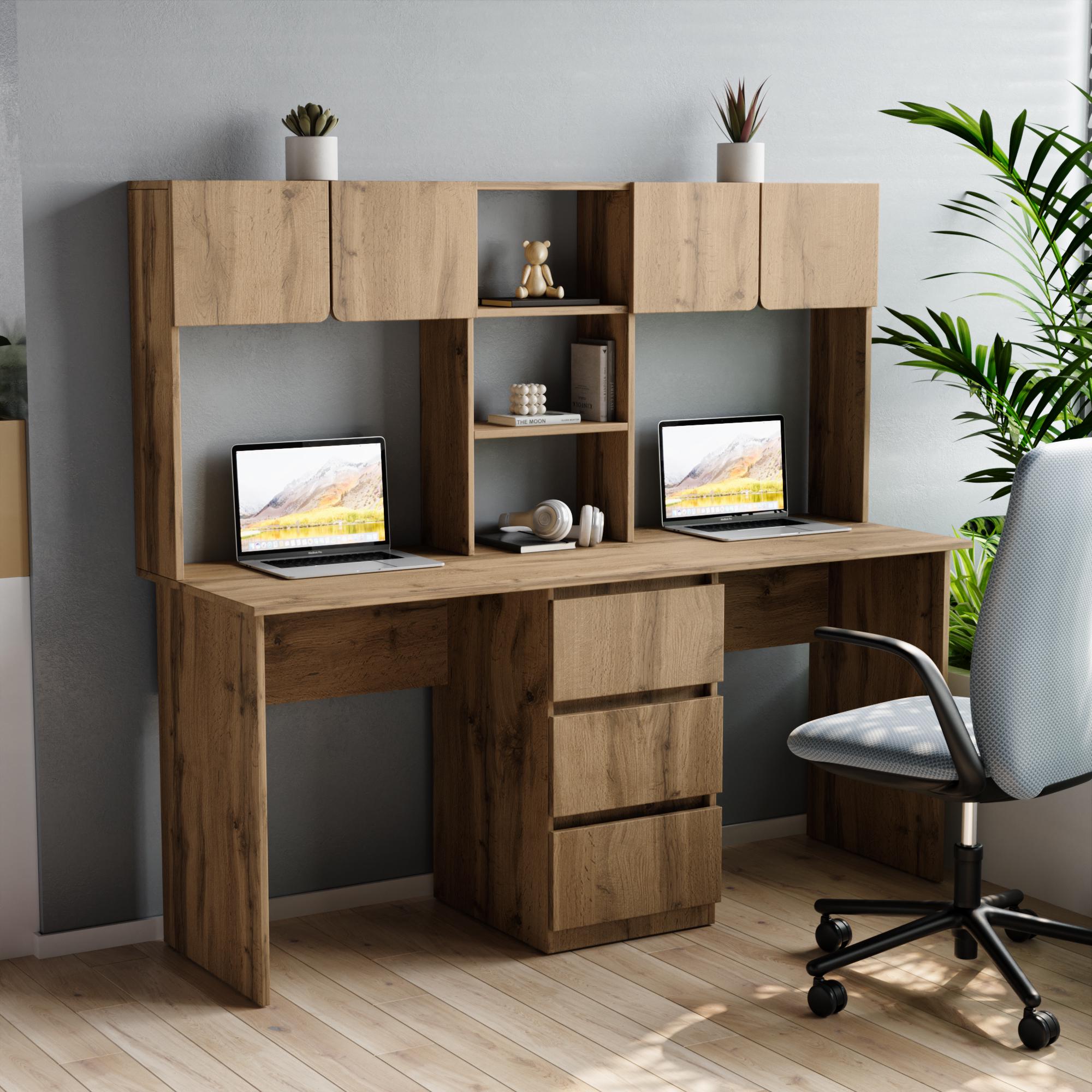 Стол письменный СП-15 для двоих 165х150х55 см Тахо