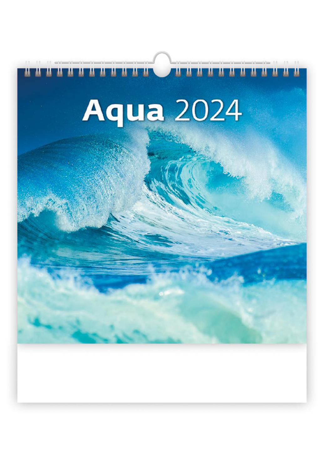 Календарь HELMA 2024 Aqua 30x30 см (N167-24)