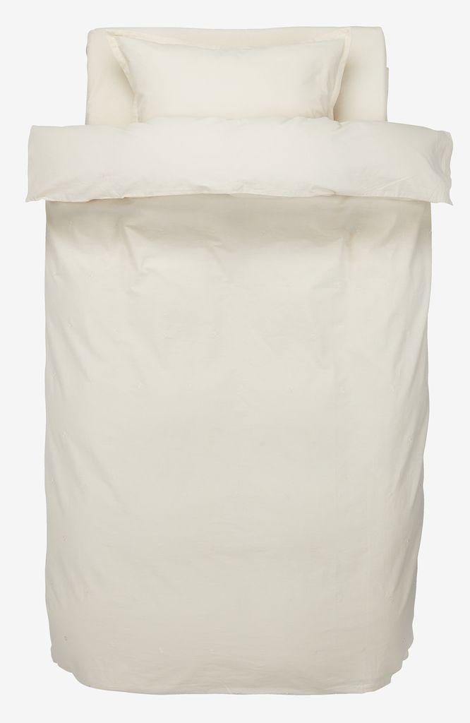 Комплект белья ELLIE 140x200 см Натуральный вышивка (7398730)