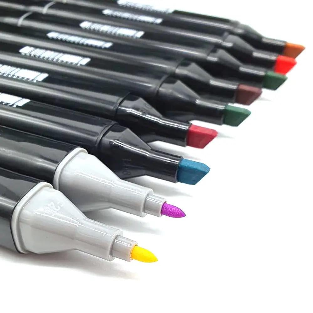 Набір скетч маркерів для малювання двосторонні 24 шт. - фото 3 Набір скетч маркерів для малювання двосторонні 24 шт. - фото 3