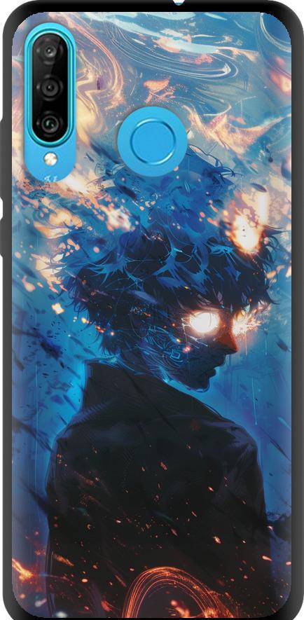 Чехол на Huawei P30 Lite Сатору Годжо (6129b-1651-42517)