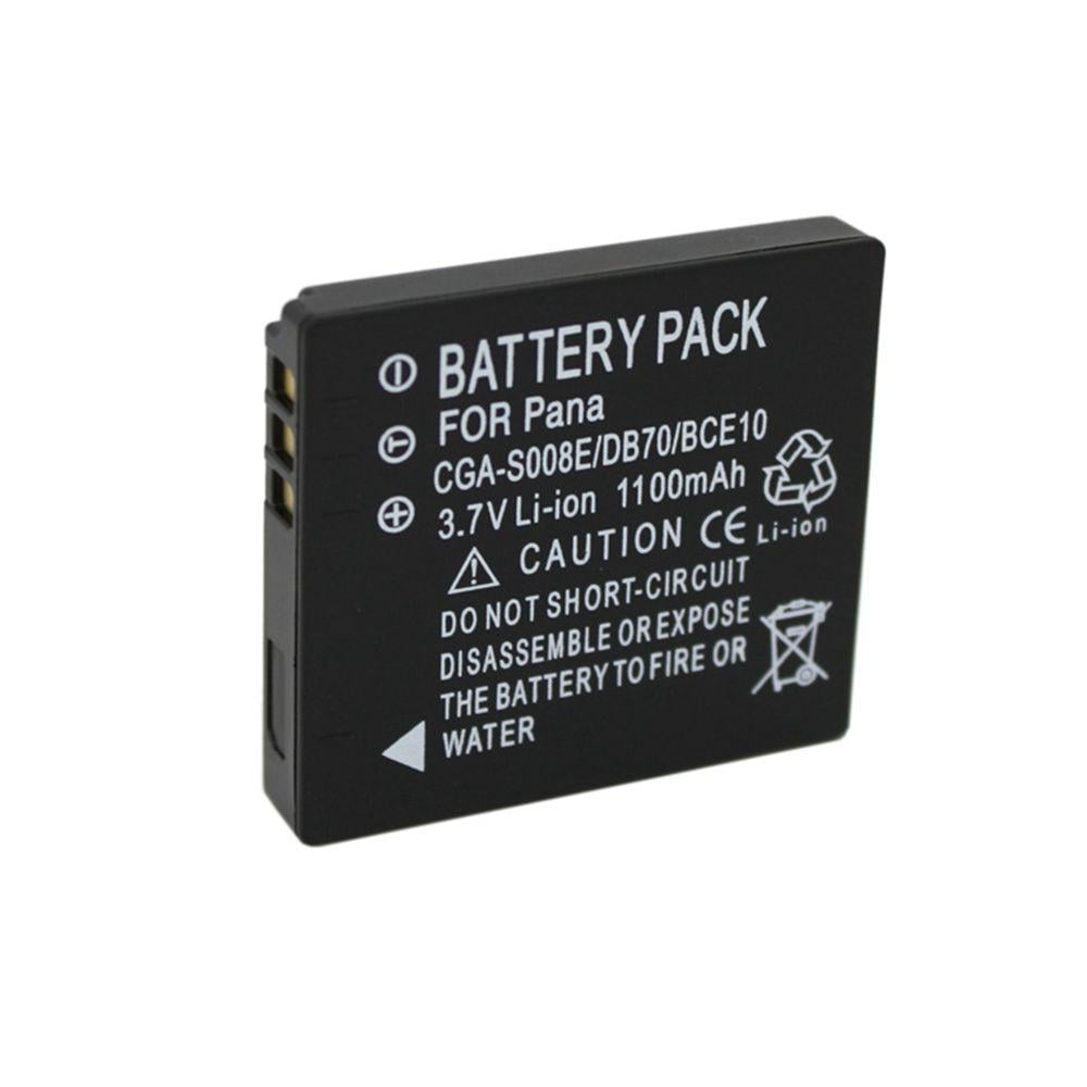 Акумулятор для камер Panasonic DMW-BCE10 аналог CGA-S008 CGA-S008E DMW-BCE10E BP-DC6 DB-70 аналог 1100 Акумулятор для камер Panasonic DMW-BCE10 аналог CGA-S008 CGA-S008E DMW-BCE10E BP-DC6 DB-70 аналог 1100