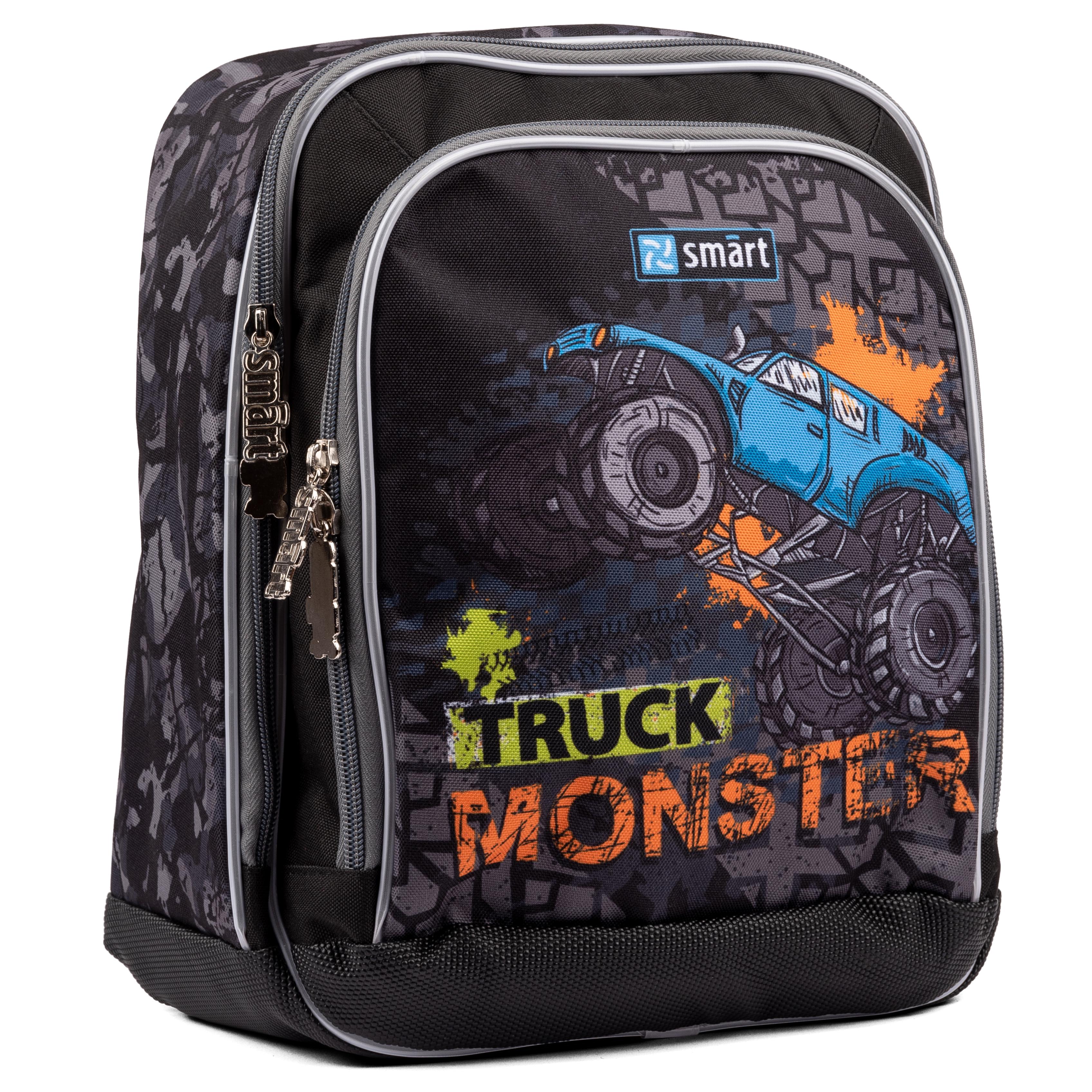 Рюкзак шкільний Smart H-55 Monster Truck Чорний (558026)