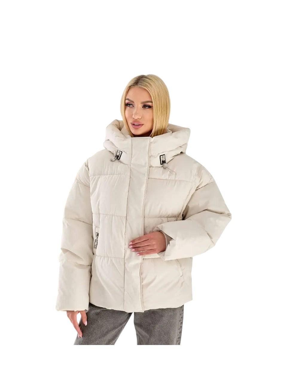 Куртка жіноча зимова до -30°С M-L Молочний (OV-8157ML-M-L)