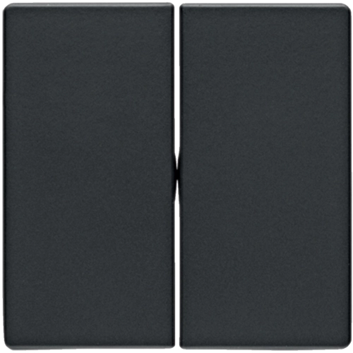 Панель лицевая Berker Q.1/Q.3/Q.7 для двойного выключателя Антрацитовый (16236086)