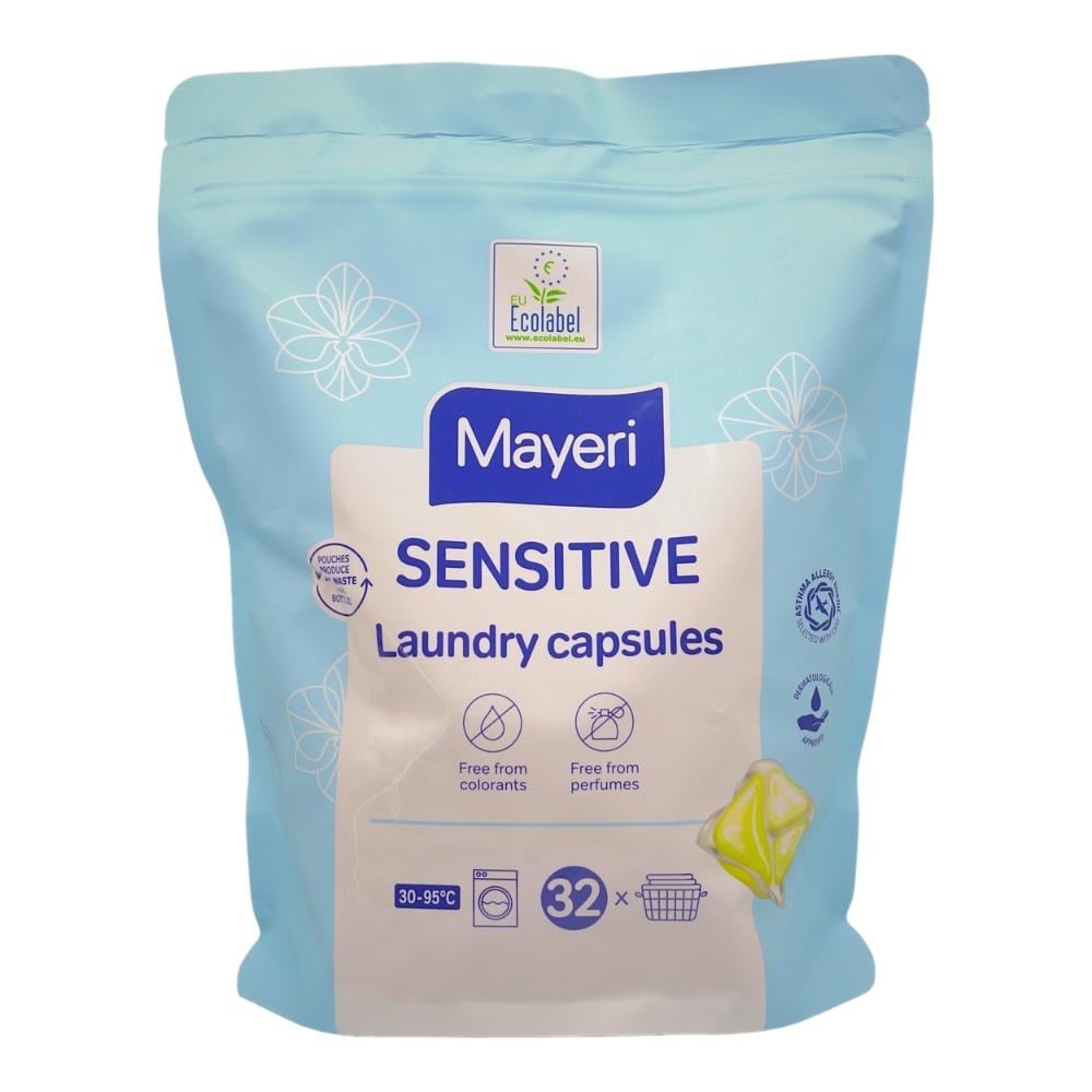 Гель-капсулы для стирки Mayeri Sensitive 32 шт. (НФ-00006202)