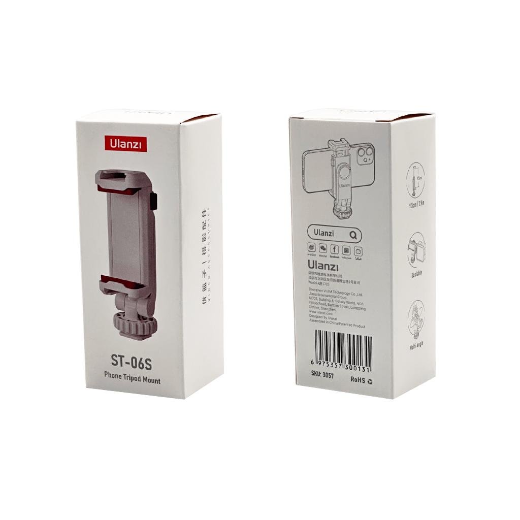 Держатель для телефона Ulanzi Vijim Plastic Cell Phone Holder UV-3057 ST-06S White (3057) - фото 8 Держатель для телефона Ulanzi Vijim Plastic Cell Phone Holder UV-3057 ST-06S White (3057) - фото 8