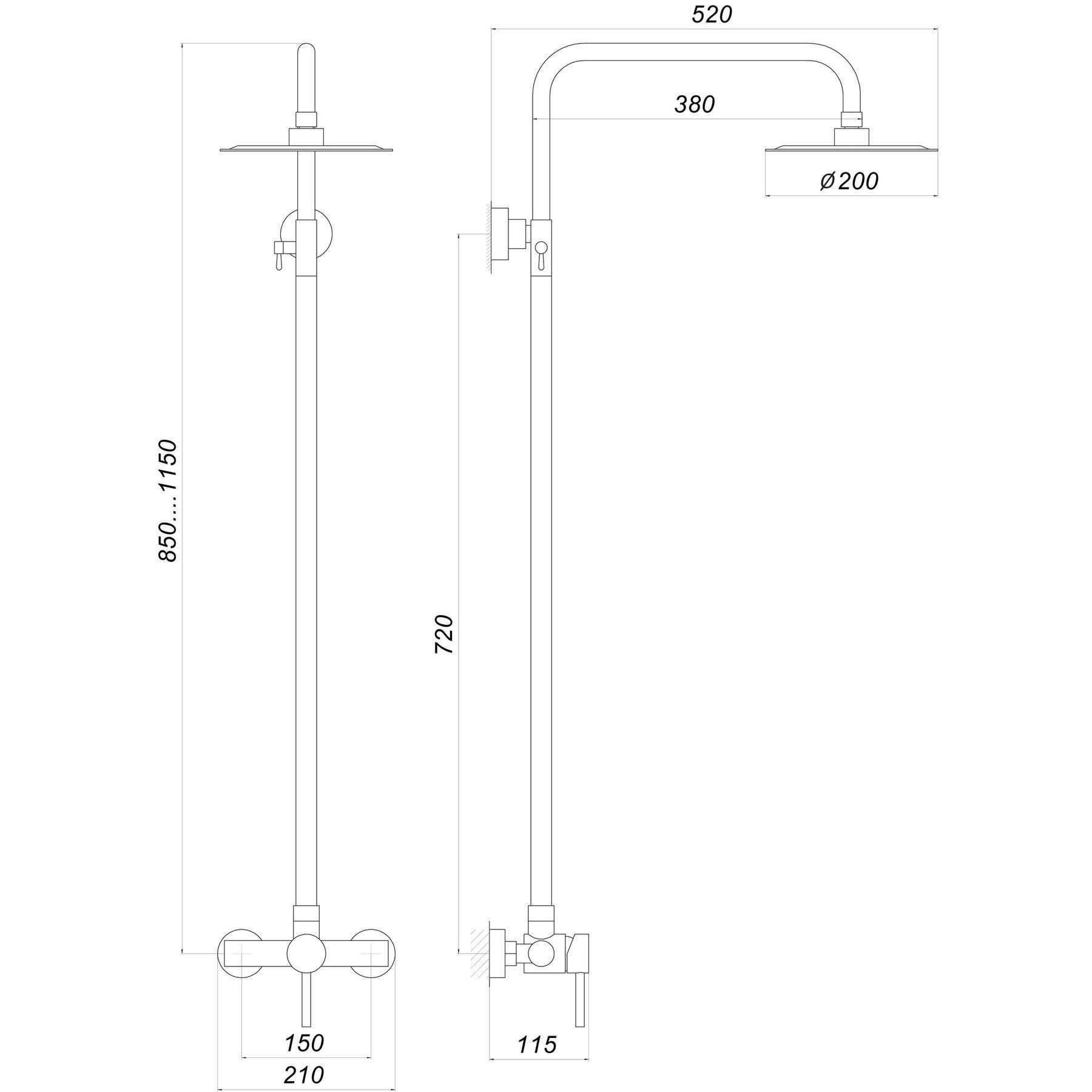 Душова система Globus Lux ALPEN S-SH-005 (ST702553) - фото 6