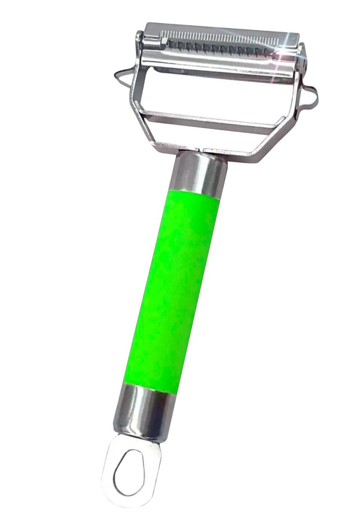 Овощечистка-шинковка BRS 2в1 универсальная двухсторонняя Салатовый (542200730) Овощечистка-шинковка BRS 2в1 универсальная двухсторонняя Салатовый (542200730)