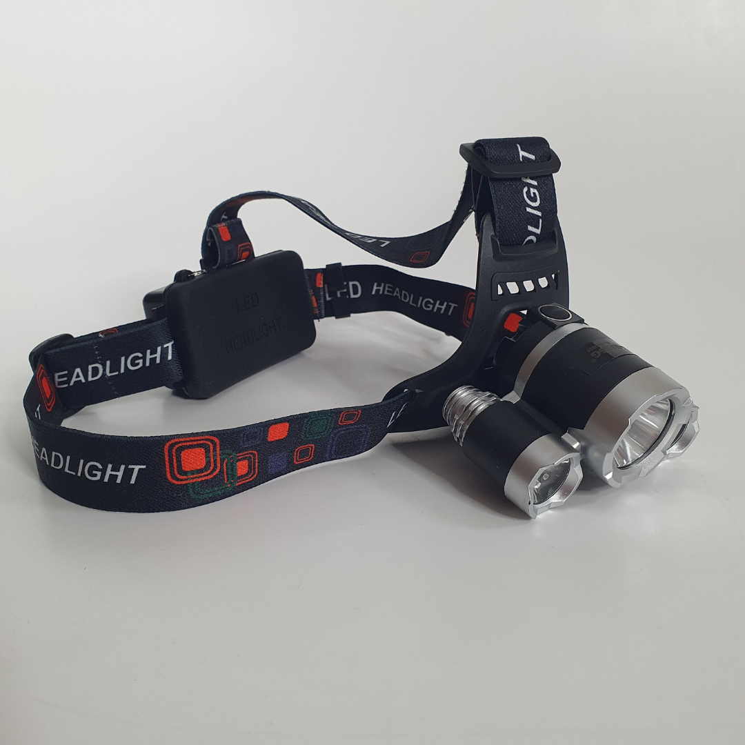 Фонарь на лоб с регулируемой длиной ремней и углом наклона (BR-00063)