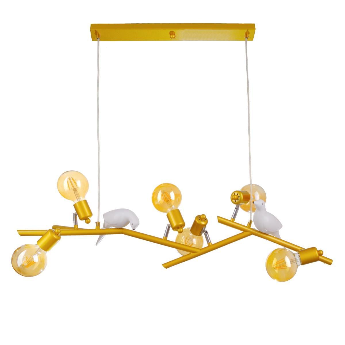 Люстра потолочная Brille BR-01 660S/6 E27 G на 6 лампочек