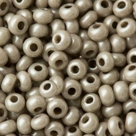 Бісер Peciosa 282/16949 №10 перлиновий 5 г Сірий (24276787)