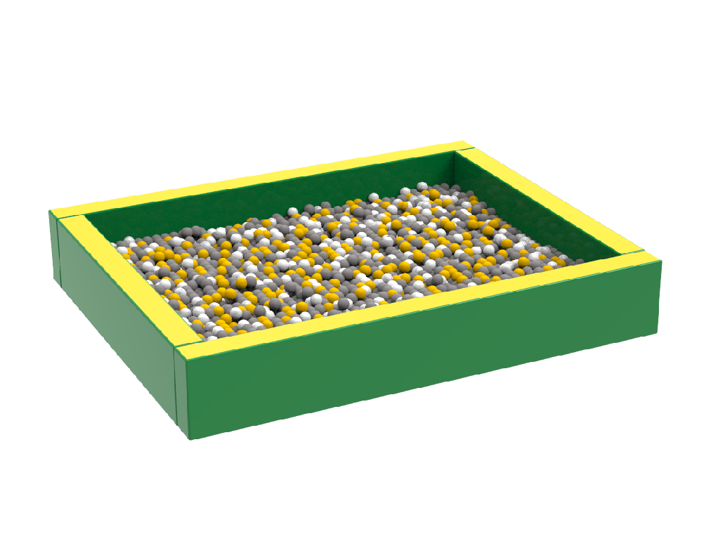 Сухой бассейн Прямоугольник Hop-Hop 250х200х40 см (1664348852)