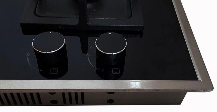 Варочная поверхность комбинированная газово-индукционная Luxor GI 67 SS BK Booster Черный (13312021) - фото 4 Варочная поверхность комбинированная газово-индукционная Luxor GI 67 SS BK Booster Черный (13312021) - фото 4