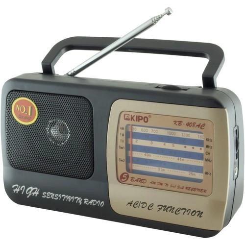 Радіоприймач Kipo KB-408AC USB з FM діапазоном портативний (2134436617)