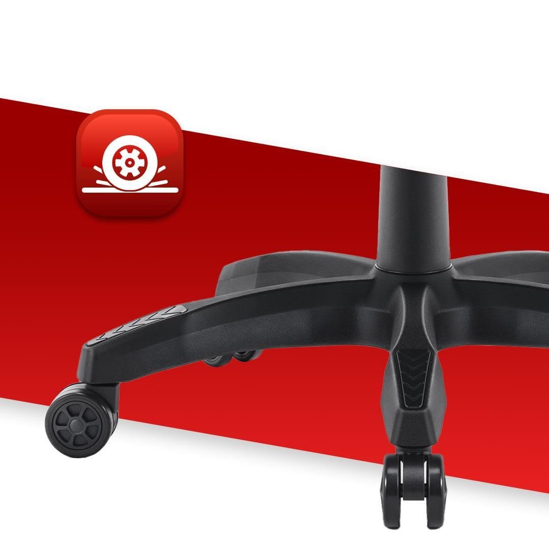 Офісне крісло Hell's HC-1014 тканина Black-Red - фото 5