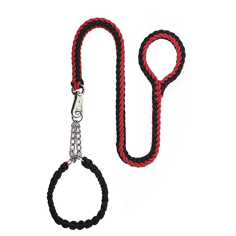 Ошейник Taotaopets 152217 Black+Red с поводком для собак контроллер 135x3 см