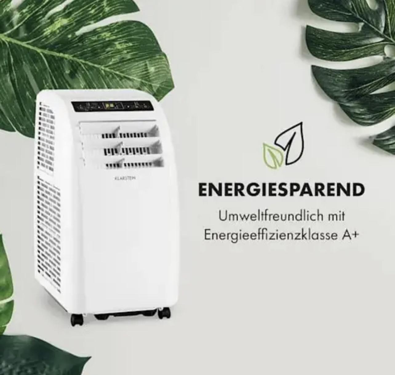 Кондиционер мобильный KLARSTEIN Metrobreeze Rome 10 000 BTU/3,0 кВт EEC A+ 49 м2 - фото 6 Кондиционер мобильный KLARSTEIN Metrobreeze Rome 10 000 BTU/3,0 кВт EEC A+ 49 м2 - фото 6