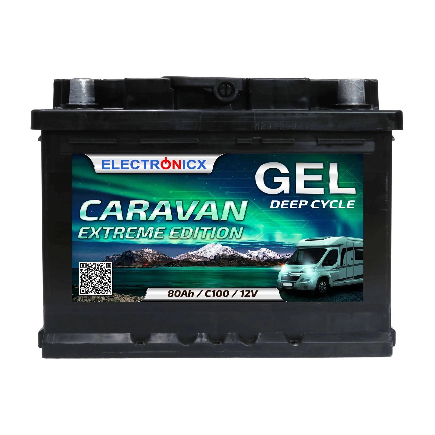 Гелевий акумулятор Electronicx Caravan Extreme Edition 80 AH 12 V