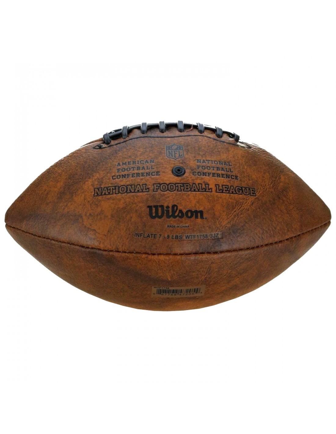 М'яч для американського футболу Wilson NFL Official Throwback 32 Team Logo Ball (11304_143) - фото 5