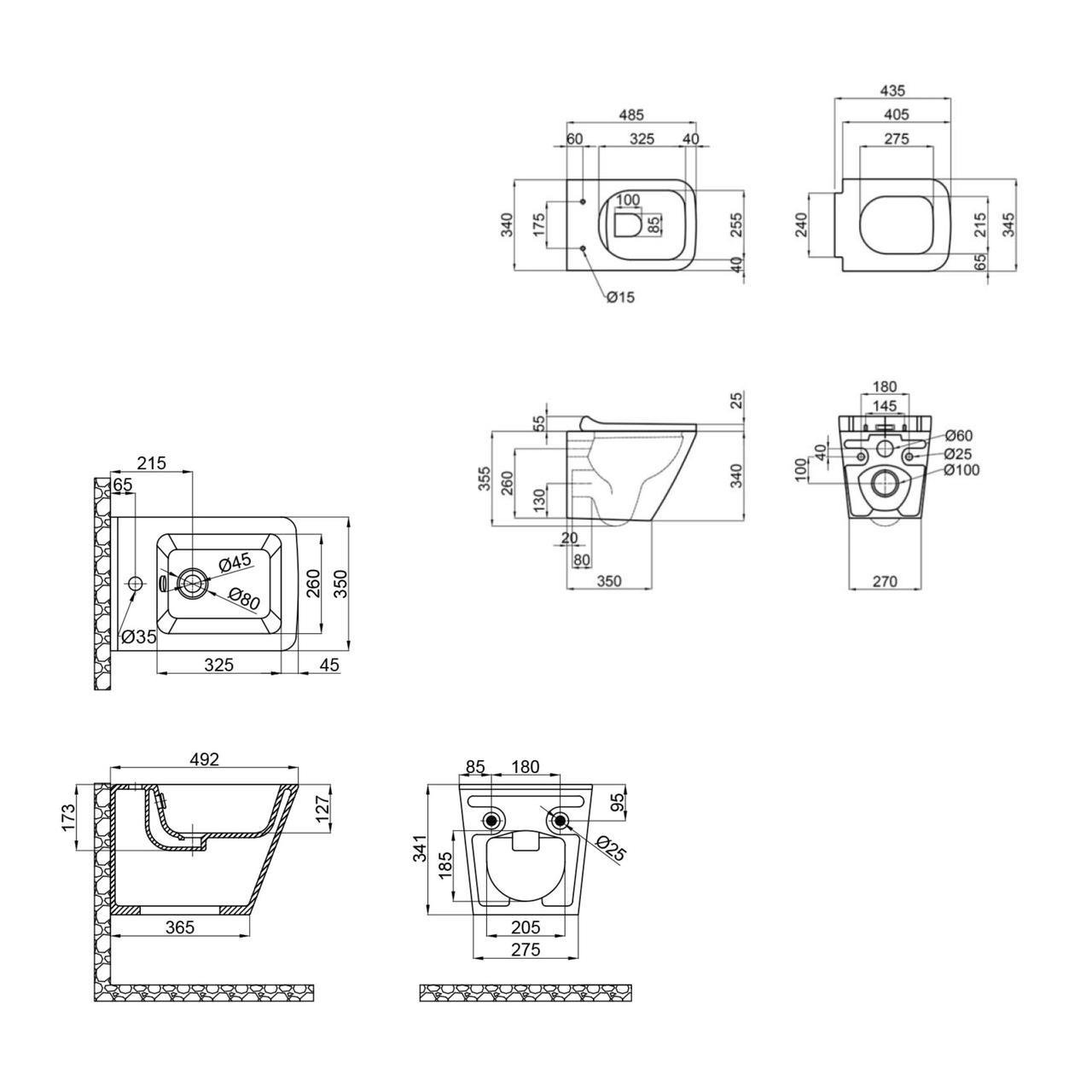 Унитаз подвесной Ultra Quiet/биде подвесной (2608668281) - фото 2 Унитаз подвесной Ultra Quiet/биде подвесной (2608668281) - фото 2
