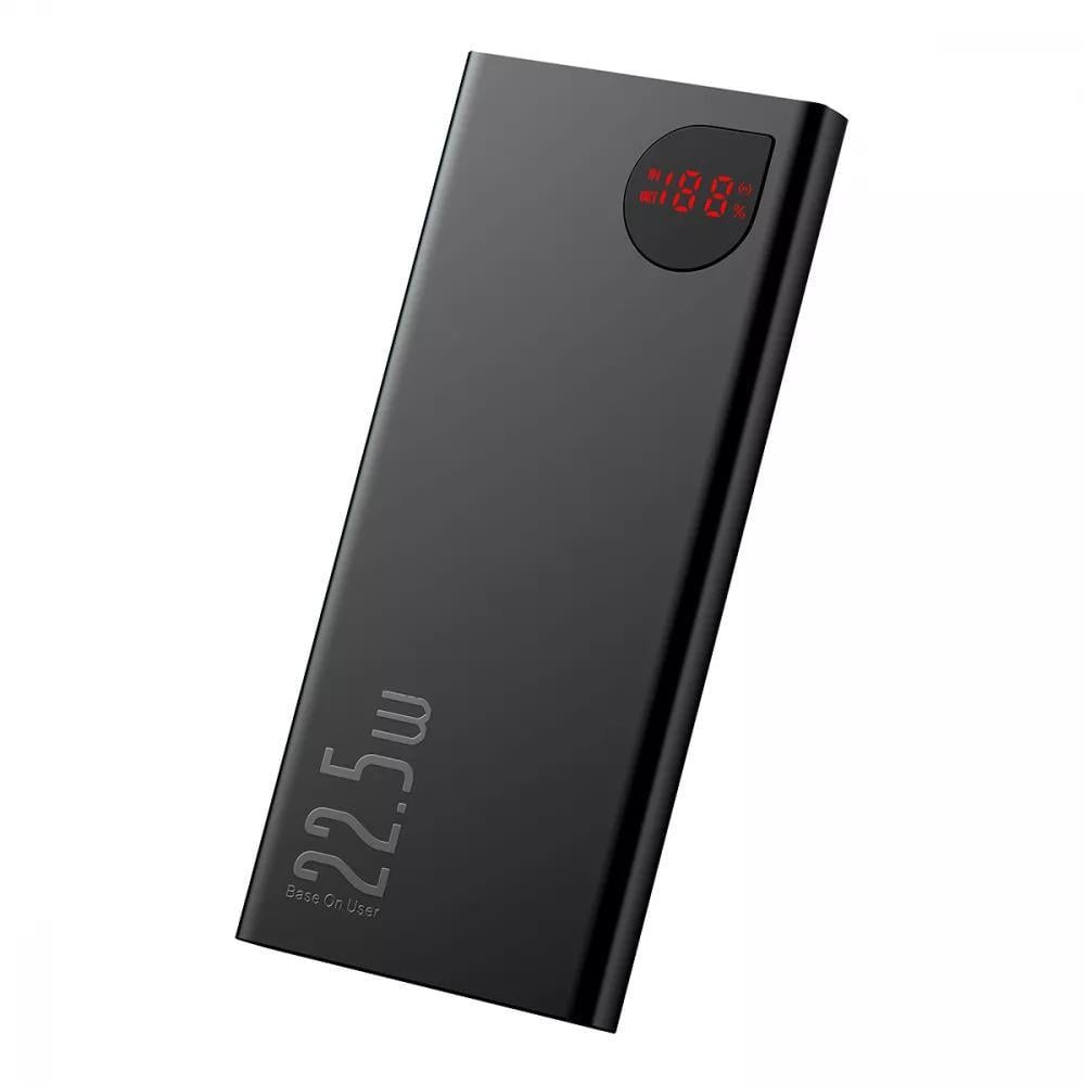 Портативное зарядное устройство Baseus Adaman Metal Digital Display Overseas Edition 22,5W 10000 mAh Черный (PPAD070001) Портативное зарядное устройство Baseus Adaman Metal Digital Display Overseas Edition 22,5W 10000 mAh Черный (PPAD070001)