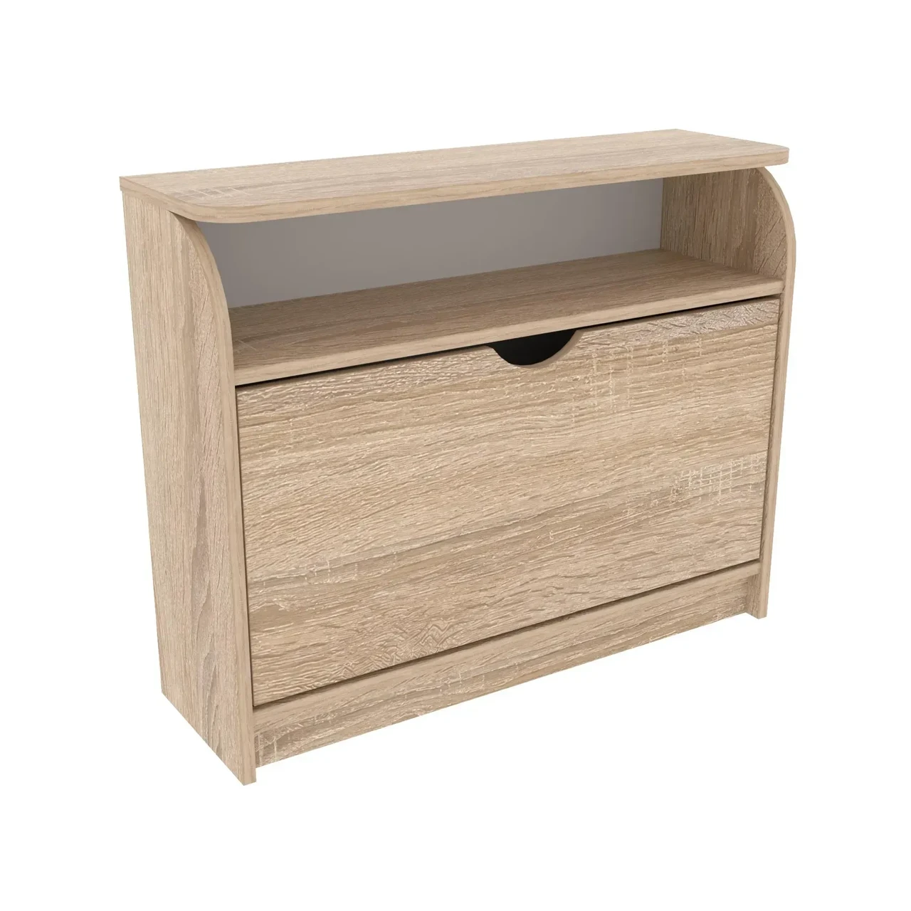 Тумба для обуви Kontinent No3 80х25х65 см Дуб Сонома (53389779) - фото 3 Тумба для обуви Kontinent No3 80х25х65 см Дуб Сонома (53389779) - фото 3