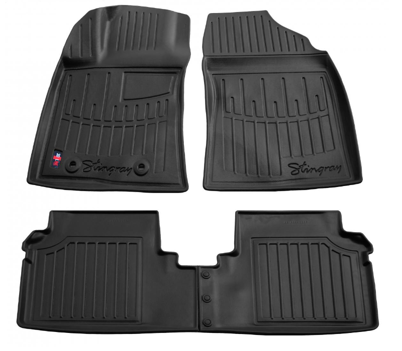Коврики резиновые Stingray для Toyota Avensis T27 2009-2018 с бортом ТЭП 4 шт. (5022144)