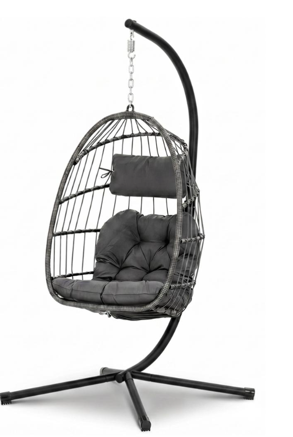 Крісло-кокон підвісне LEOBRO Dark Grey (LB-1058)