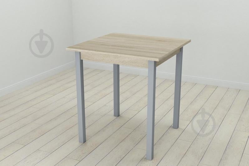 Стол кухонный Ferrum-decor Диего 75x70x70 Серый ДСП Сонома 16мм (DIE0053)