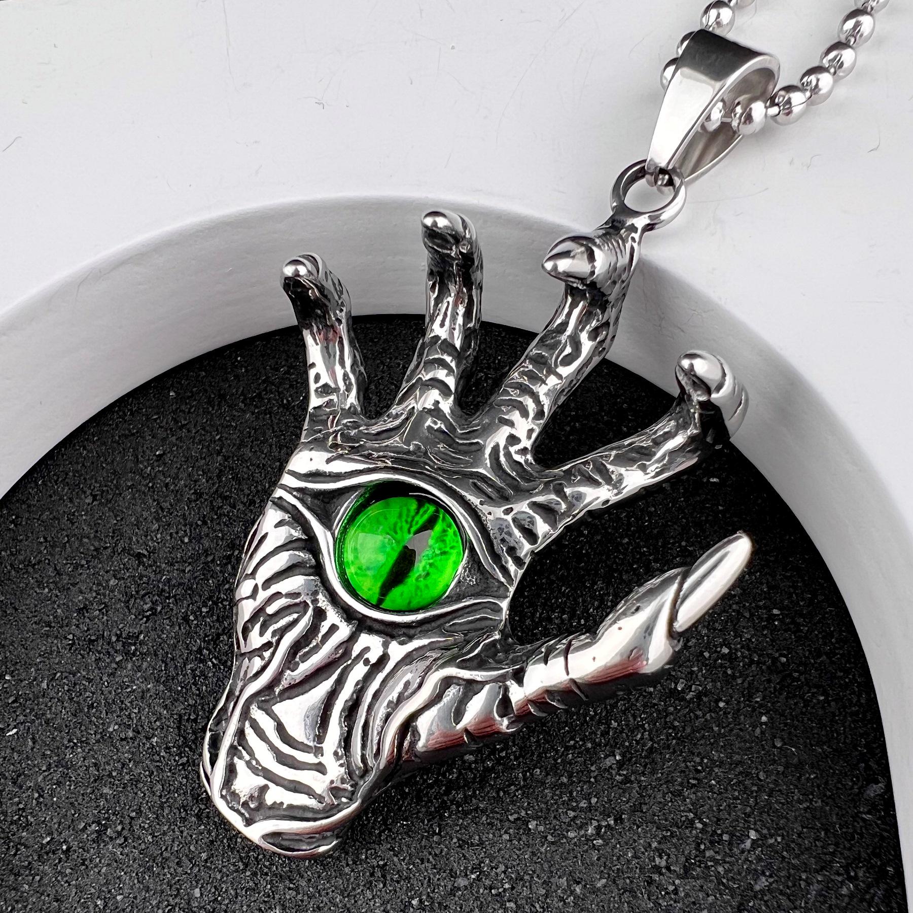 Кулон готический рука из медицинской стали (PS-103)