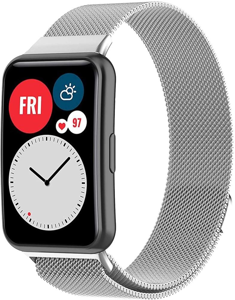 Ремешок Миланская петля Milano Mesh для Huawei Watch Fit Silver (21210-59) Ремешок Миланская петля Milano Mesh для Huawei Watch Fit Silver (21210-59)