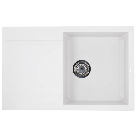 Мойка кухонная Zerix ZS-7950S-01 780х495х200 мм Белый (ZX4579)