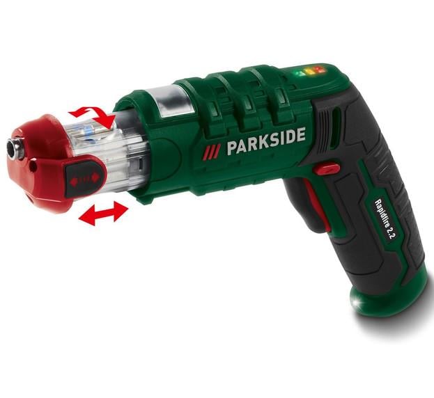 Викрутка акумуляторна PARKSIDE Rapidfire 2.2 з барабаном для біт (28078508) - фото 5 Викрутка акумуляторна PARKSIDE Rapidfire 2.2 з барабаном для біт (28078508) - фото 5