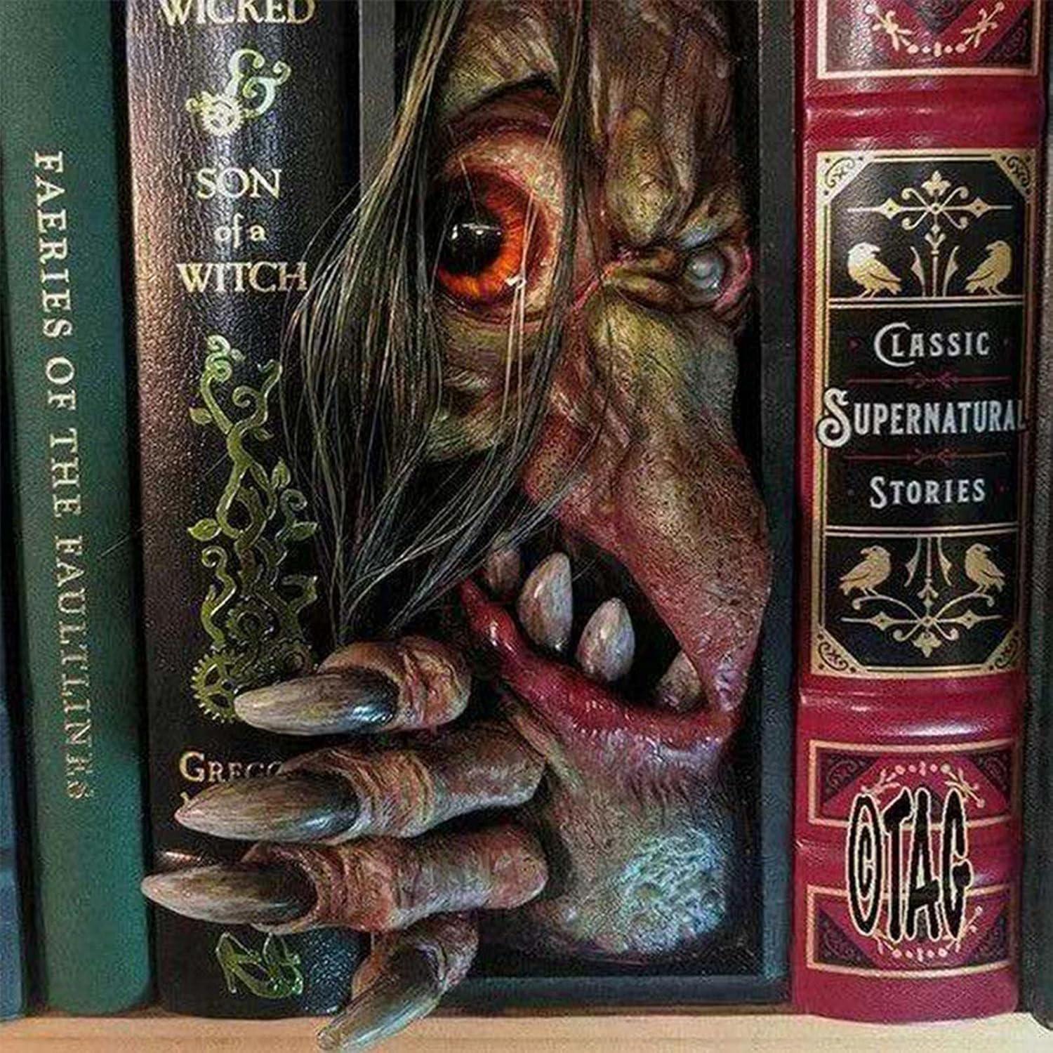 Підставка для книг Monster Bookend Witch Відьма (111) - фото 3