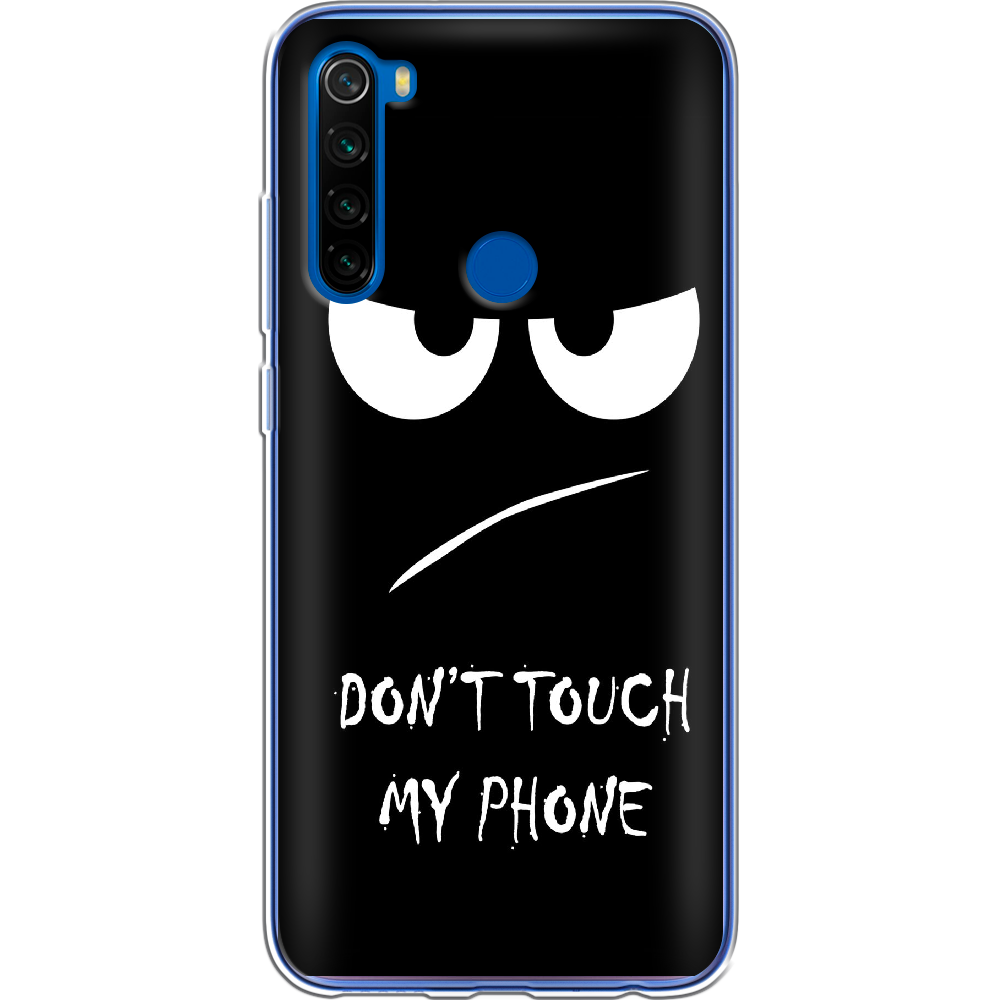 Чехол Boxface Xiaomi Redmi Note 8T Don't Touch my Phone Прозрачный силикон (38532-up535-38532)