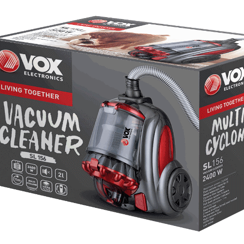 Пилосос VOX Electronics SL156 C з колбою (2891) - фото 2 Пилосос VOX Electronics SL156 C з колбою (2891) - фото 2