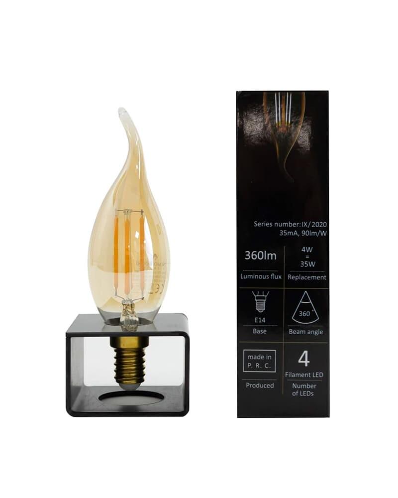 Лампа Nowodvorski 9793 Bulb vintage transparent LED E14 1x4W 2200K 440Lm (14001152)