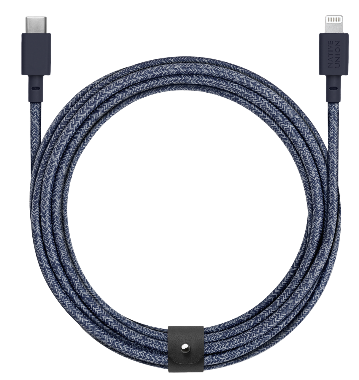 Кабель синхронизации Native Union Belt 3m Cable XL USB-C to Lightning, Indigo (BELT-CL-IND-3-NP)
