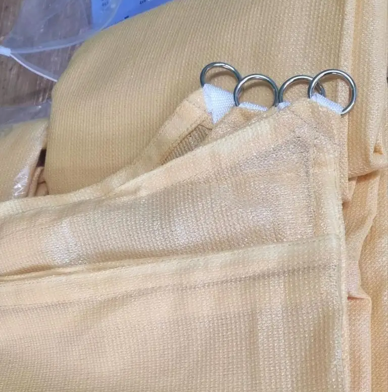 Тент солнцезащитный квадратный Сетка 3х3 м Молочный - фото 6 Тент солнцезащитный квадратный Сетка 3х3 м Молочный - фото 6