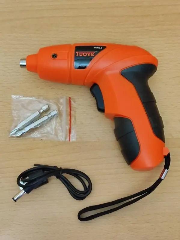 Шуруповерт беспроводной на аккумуляторе Cordless Screw Tools Tuoye TUOYE ScrewDriver Tools - фото 2