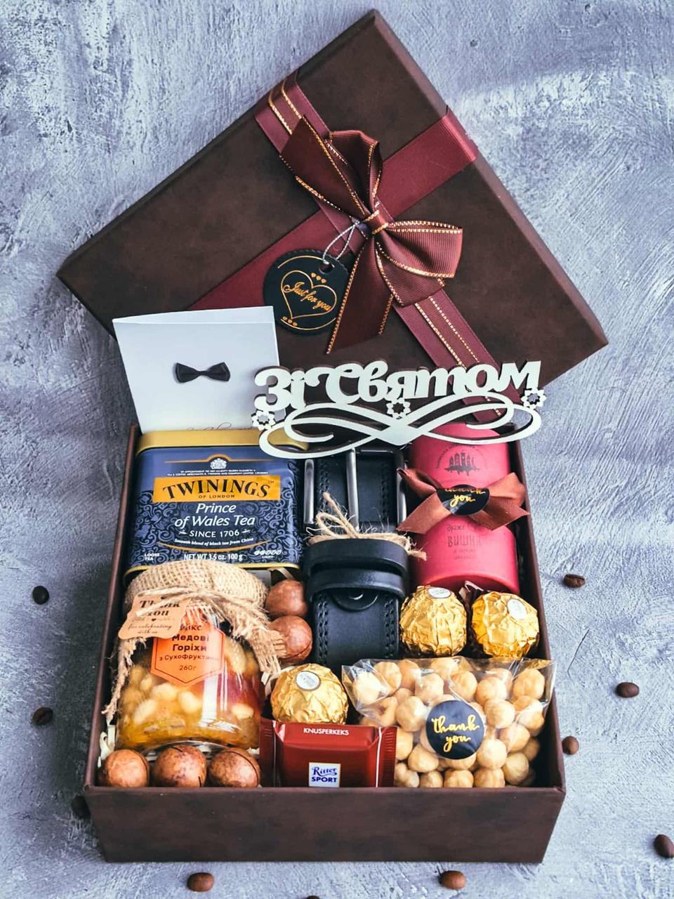 Подарунковий набір для чоловіка Premium Black (2832890670)